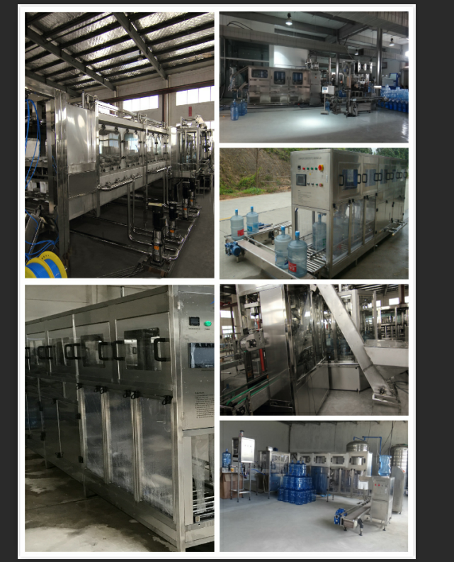 5 gallon 18.9L bottle washing filling capping machine for pure mineral water product plant from China supplier